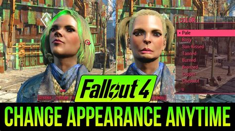 fallout 4 change character appearance|fallout 4 appearance menu.